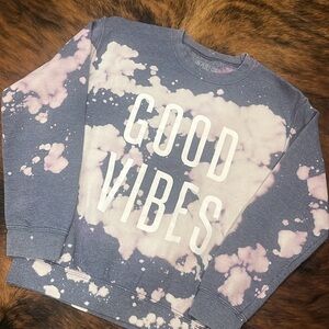 Good Vibes Tie-Dye Sweater